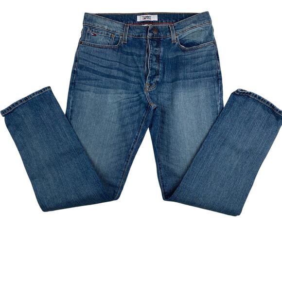 Tommy Hilfiger Women’s Adaptive Relaxed Magnetic Jeans 33x32 - Picture 1 of 10